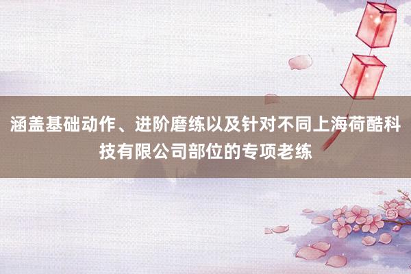 涵盖基础动作、进阶磨练以及针对不同上海荷酷科技有限公司部位的专项老练